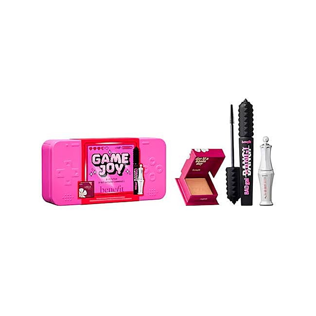 Set de belleza navideño (pestañas, cejas y brillo) - Gamejoy de Benefit.